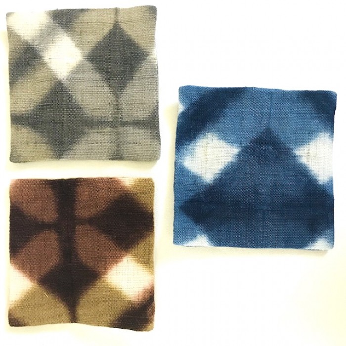 GEO CLAMP DYED COASTERS 