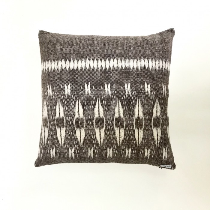 IKAT GRAY PILLOW COVERS 