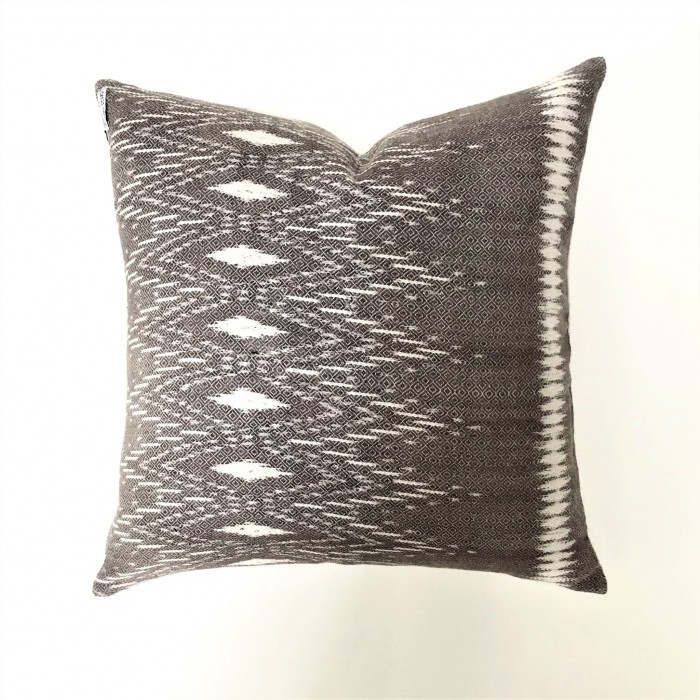 IKAT GRAY PILLOW COVERS 