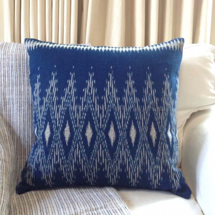 IKAT GRAY PILLOW COVERS 