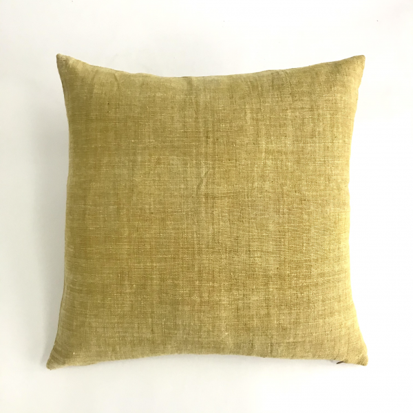 HANDSPUN COTTON PILLOW COVERS - LEMON