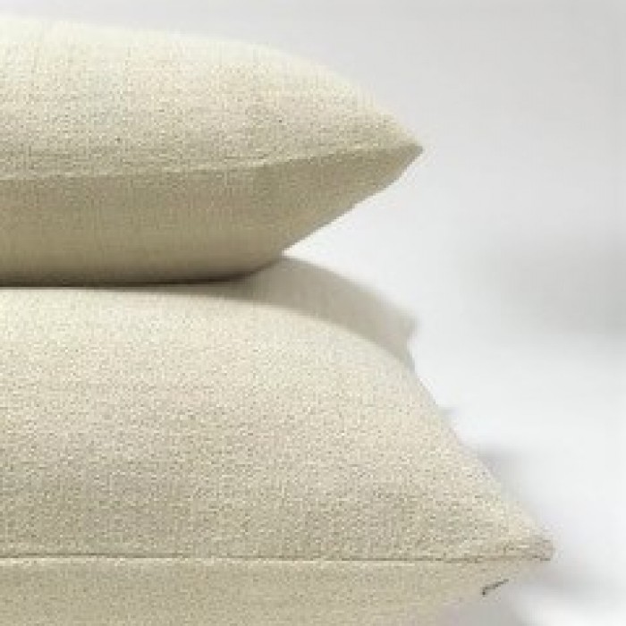 MODERN JACQUARD WEAVE PILLOW COVER IVORY 