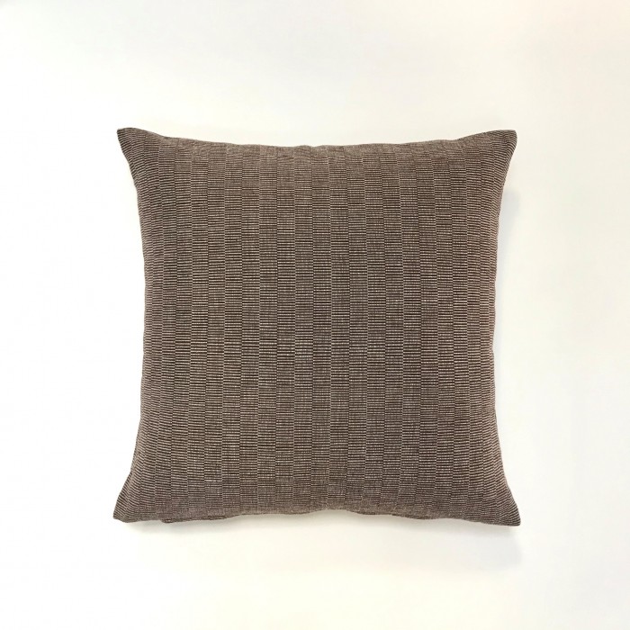 MODERN TEXTURED PILLOW COVER CHOCOLATE - Multiple Sizes