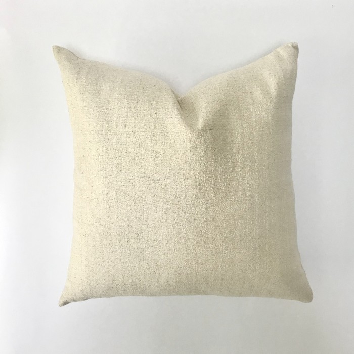 MODERN JACQUARD WEAVE PILLOW COVER IVORY 