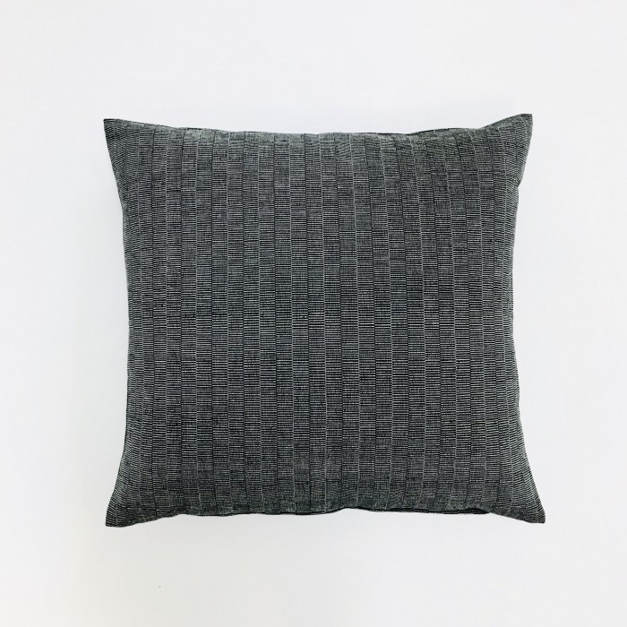 MODERN TEXTURED PILLOW COVER CHARCOAL - Multiple Sizes