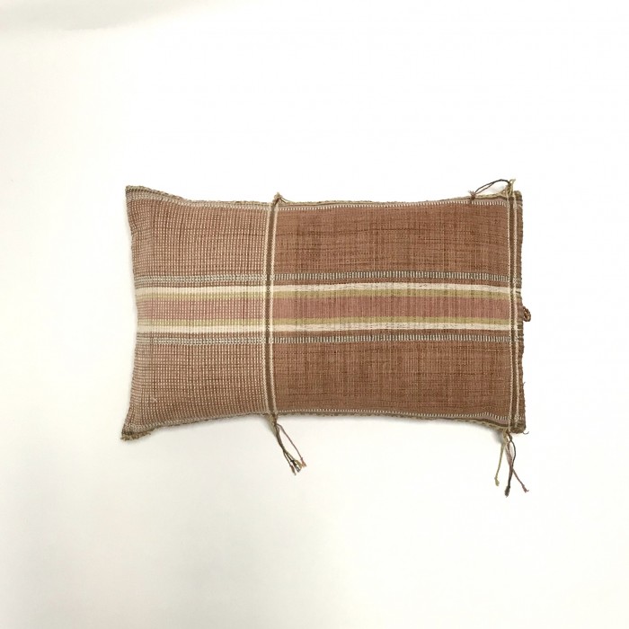 MODERN STRIPE PILLOW COVER LUMBAR - PEACH