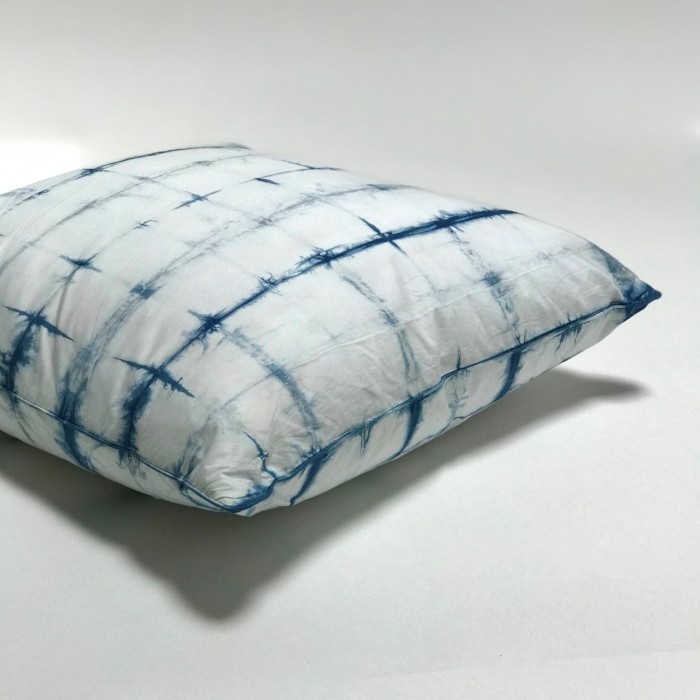 SHIBORI GEOMETRIC INDIGO PILLOWS