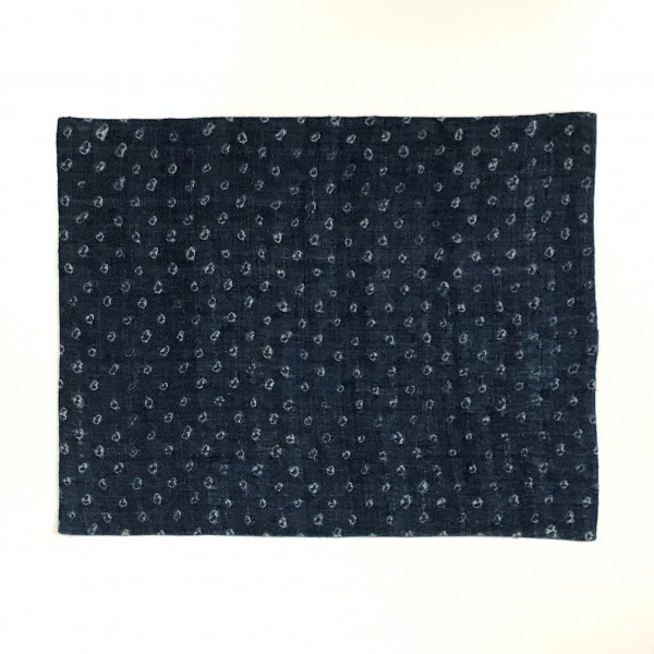 HEMP LITTLE PEA PLACEMAT INDIGO