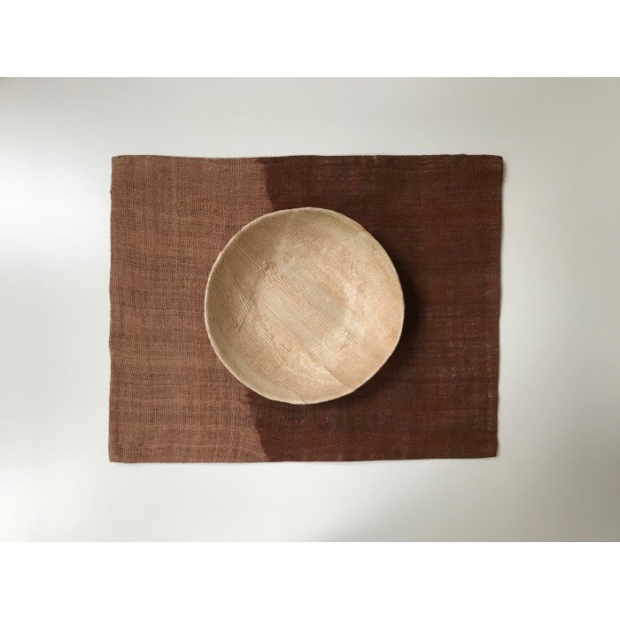 HEMP DIP-DYED PLACEMAT - TERRACOTTA